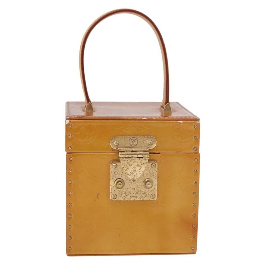 Louis Vuitton Monogram Vernis Bleecker Cosmetic Pouch Beige